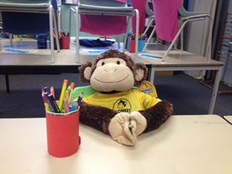 Monkey in my chair
